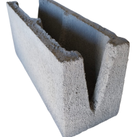 BLOCO ESTRUTURAL CANALETA M-15 - 14x19x39cm