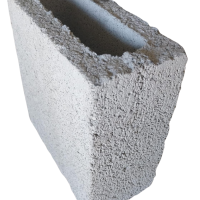 MEIO BLOCO ESTRUTURAL M-10 - CLASSE B-A - 4MPa-12MPa - 9x19x19cm